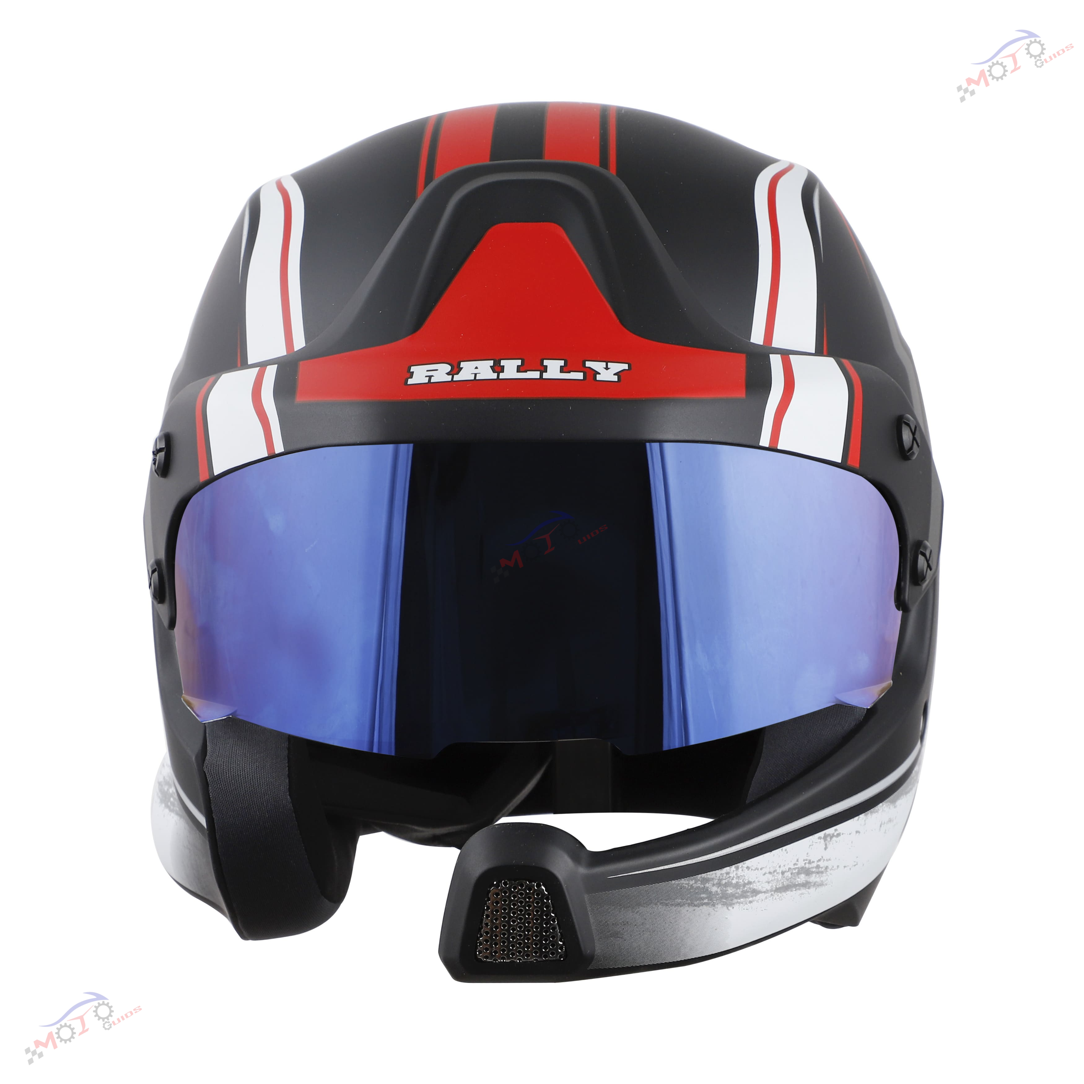 SB-51 RALLY RUT( FITTED WITH CLEAR VISOR EXTRA CHROME BLUE VISOR FREE)